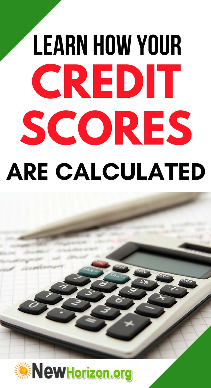 how credit scores are calculated